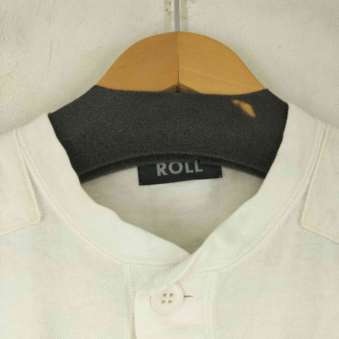 ロール ROLL エルボーパッチ ヘンリーネック カットソー メンズ